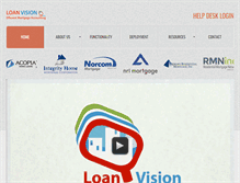 Tablet Screenshot of loan-vision.com